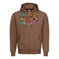 Chestnut i'm not for everyone Zipper Hoodie - JahusDesignShop