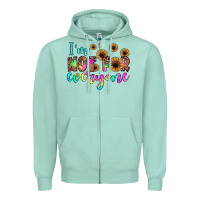 Seafoam i'm not for everyone Zipper Hoodie - JahusDesignShop