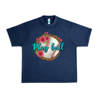 Navy play ball baseball Urban Heavy Tee - BundleAndBundleShop