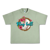 Oil Green play ball baseball Urban Heavy Tee - BundleAndBundleShop