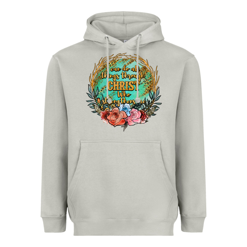 I Can Do All Things Through Christ Who Strenghtens Me Heavyweight Hoodie by JahusDesignShop | Teevron