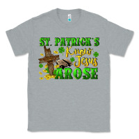 Heather Grey St. Patrick's know Jesus arose Classic Tee - CowGirlArtShop