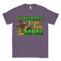Lavender St. Patrick's know Jesus arose Classic Tee - CowGirlArtShop