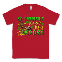 Red St. Patrick's know Jesus arose Classic Tee - CowGirlArtShop