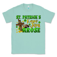 Seafoam St. Patrick's know Jesus arose Classic Tee - CowGirlArtShop