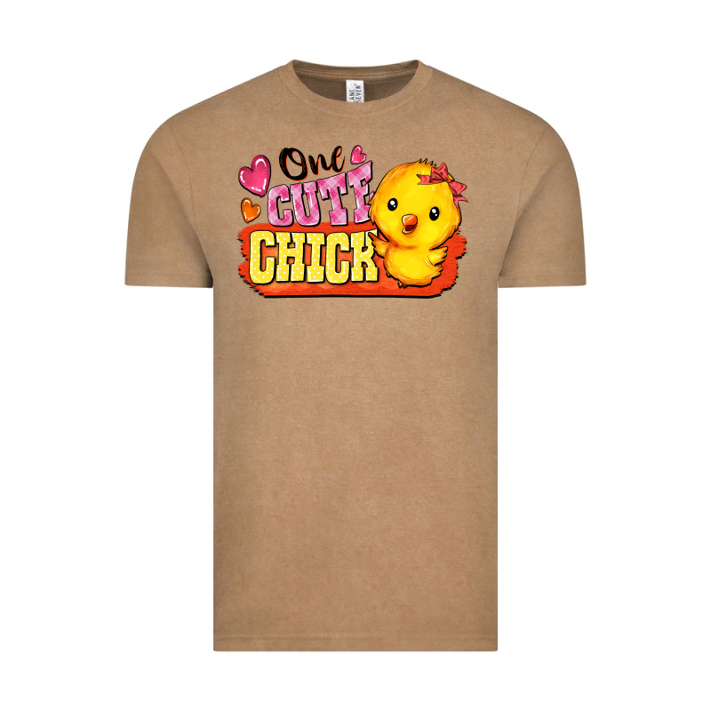 One Cute Chick Vintage Tee by FaDigitalArtStudio | Teevron