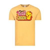 Vintage Mustard one cute chick Vintage Tee - FaDigitalArtStudio