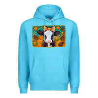 Ocean Blue autumn baby cow Premium Hoodie - Jasminsmagicworld