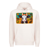 Pale Pink autumn baby cow Premium Hoodie - Jasminsmagicworld