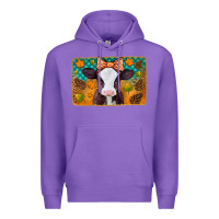 Purple autumn baby cow Premium Hoodie - Jasminsmagicworld