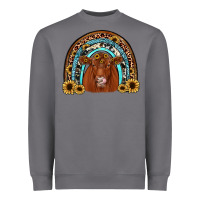 Storm red angus rainbow Heavyweight Sweatshirt - JahusDesignShop