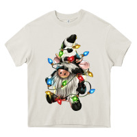Christmas Cow Gnome Heavy Core Tee | Teevron
