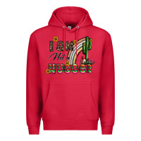 Cardinal i am not a hugger Premium Hoodie - CowhideDigitalArt
