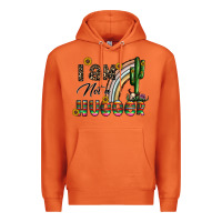 Carrot i am not a hugger Premium Hoodie - CowhideDigitalArt