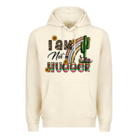 Sandshell i am not a hugger Premium Hoodie - CowhideDigitalArt