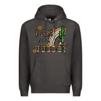 Smoke i am not a hugger Premium Hoodie - CowhideDigitalArt