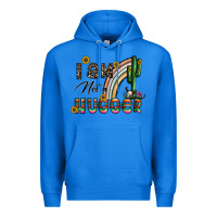 True Royal i am not a hugger Premium Hoodie - CowhideDigitalArt