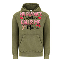 Vintage Olive love message with cupid and hearts Vintage Hoodie - CowhideDigitalArt