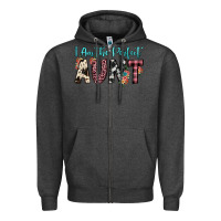 Charcoal Heather i am perfect aunt Zipper Hoodie - JahusDesignShop