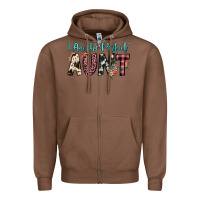 Chestnut i am perfect aunt Zipper Hoodie - JahusDesignShop