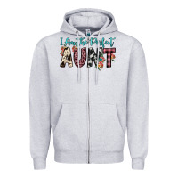 Heather Grey i am perfect aunt Zipper Hoodie - JahusDesignShop