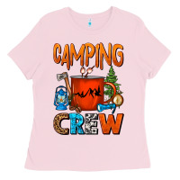 Camping Crew Camper Coffee Mug Ladies Tee | Teevron