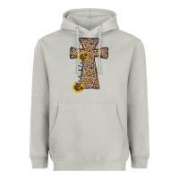 Moon Dust he is risen leopard cross Heavyweight Hoodie - JahusDesignShop