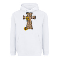 White he is risen leopard cross Heavyweight Hoodie - JahusDesignShop