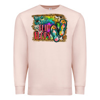 Pale Pink life is better in flip flops Premium Sweatshirt - JahusDesignShop