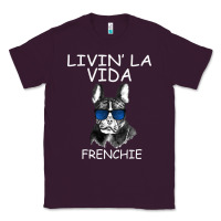 Plum Livin' la vida Frenchie Classic Tee - Bettercallsaul