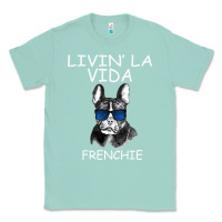 Seafoam Livin' la vida Frenchie Classic Tee - Bettercallsaul