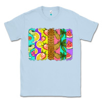 Dusty Blue summer brushstroke Classic Tee - Jasminsmagicworld