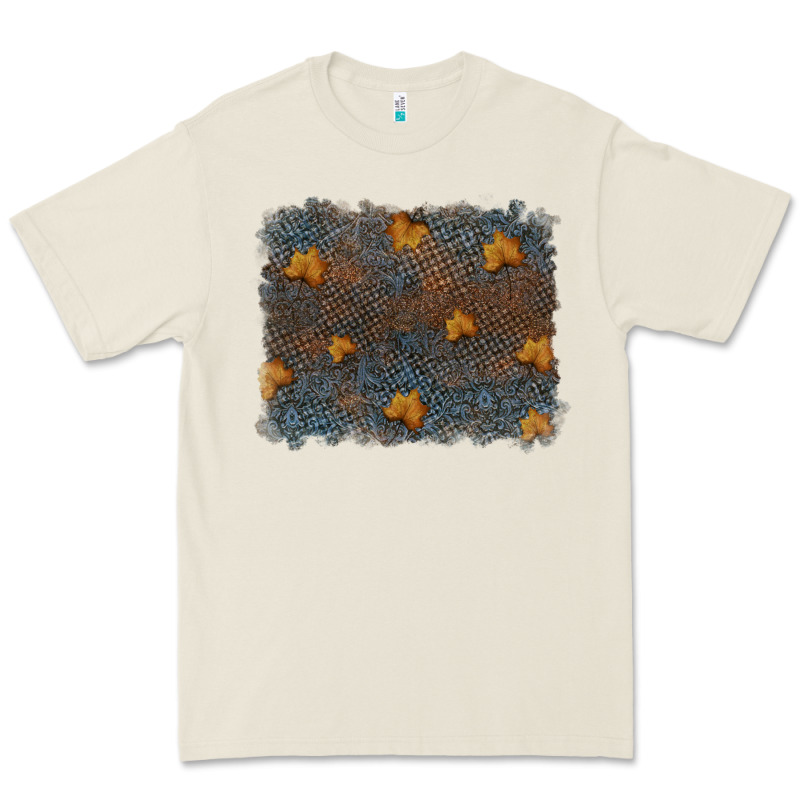 Tooled Leather Fall Background Premium Tee by RanaPortraitStore | Teevron