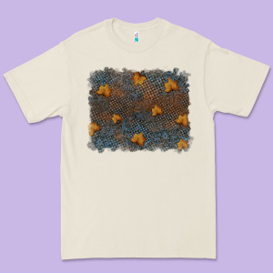 Tooled Leather Fall Background Premium Tee Designed By Ranaportraitstore