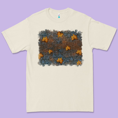 Tooled Leather Fall Background Premium Tee Designed By Ranaportraitstore