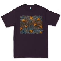 Plum tooled leather fall background Premium Tee - RanaPortraitStore