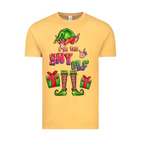 Vintage Mustard im the shy elf elf Vintage Tee - FaDigitalArtStudio