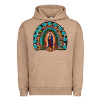 Pigment Burro Lady Of Guadalupe Rainbow Urban Hoodie - RanaPortraitStore