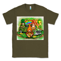 Army Green St. Patrick's Day gnomies with truck tumbler Classic Tee - HowdyJamesFarm