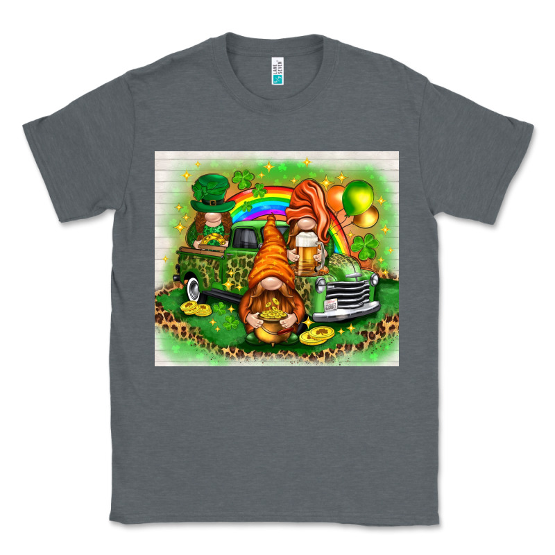 St. Patrick's Day Gnomies With Truck Tumbler Classic Tee by HowdyJamesFarm | Teevron