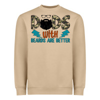Mushroom dads with beards are better Heavyweight Sweatshirt - JahusDesignShop