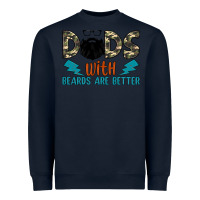 Navy dads with beards are better Heavyweight Sweatshirt - JahusDesignShop