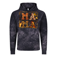 Cloud Black Melanin leopard frame mama Mother's Day Vintage Hoodie - LillyAllenDesigns