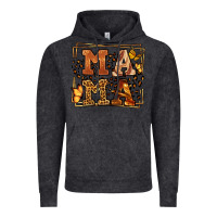 Vintage Black Melanin leopard frame mama Mother's Day Vintage Hoodie - LillyAllenDesigns