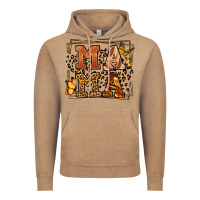 Vintage Coffee Melanin leopard frame mama Mother's Day Vintage Hoodie - LillyAllenDesigns