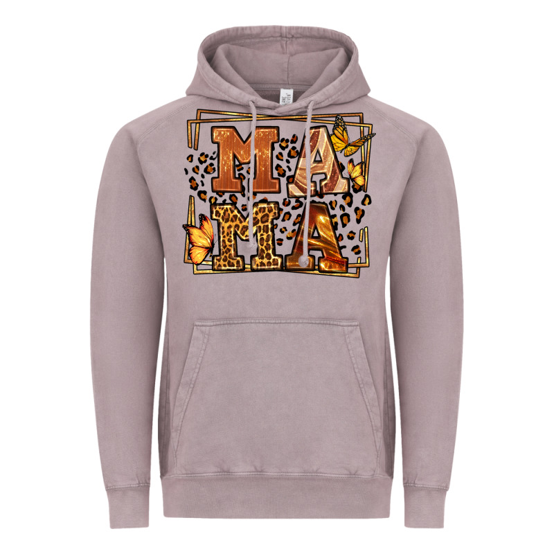 Melanin Leopard Frame Mama Mother's Day Vintage Hoodie by LillyAllenDesigns | Teevron