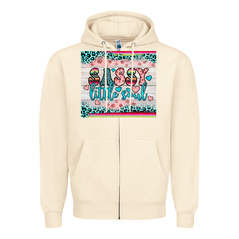 Sassy Little Soul Zipper Hoodie by JahusDesignShop | Teevron