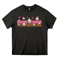 Asphalt shih tzu dogs libbey glass Heavy Core Tee - Jasminsmagicworld