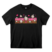 Black shih tzu dogs libbey glass Heavy Core Tee - Jasminsmagicworld