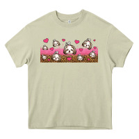 Mossy shih tzu dogs libbey glass Heavy Core Tee - Jasminsmagicworld